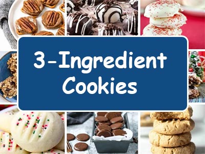 25 Easy 3-Ingredient Cookie Recipes for Quick and Delicious Treats